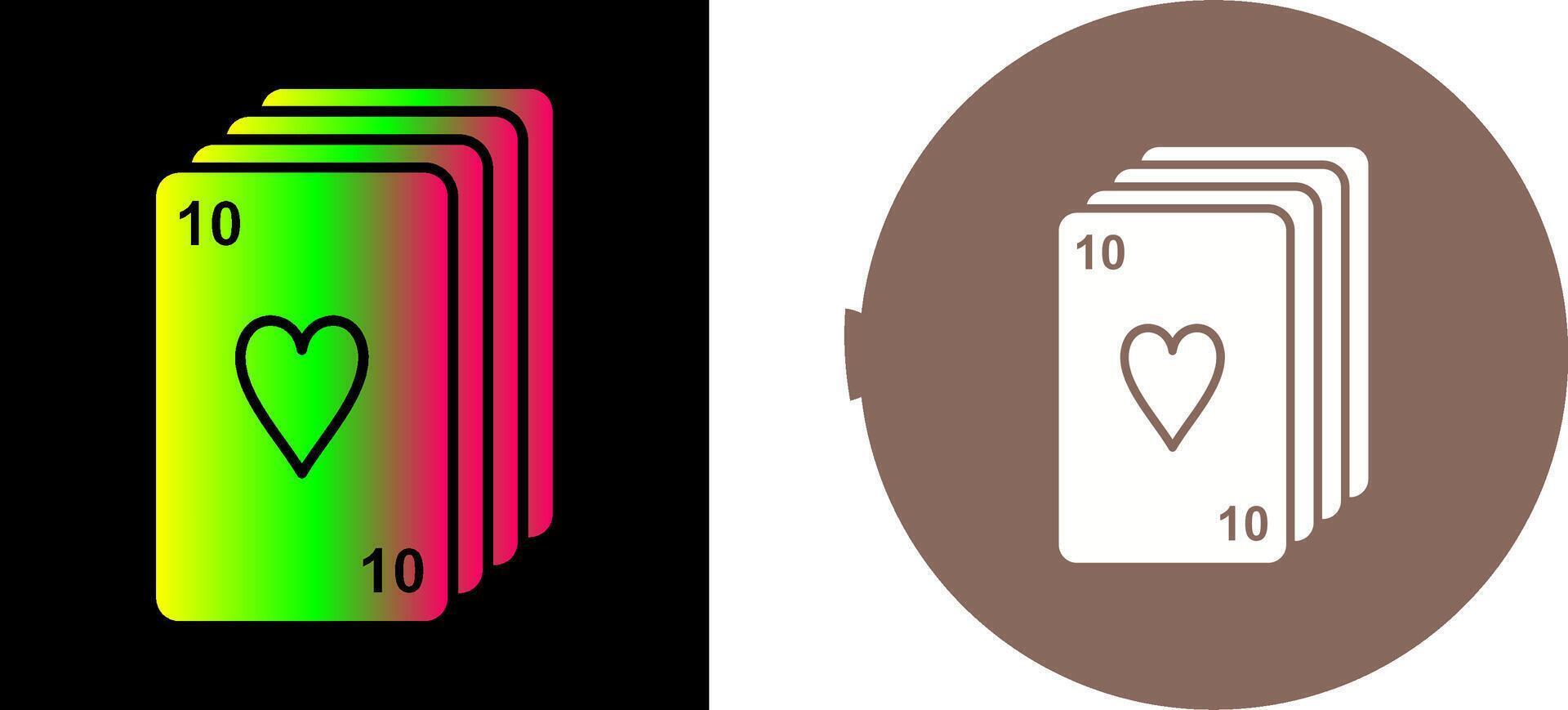 Deck of Cards Icon Design vector