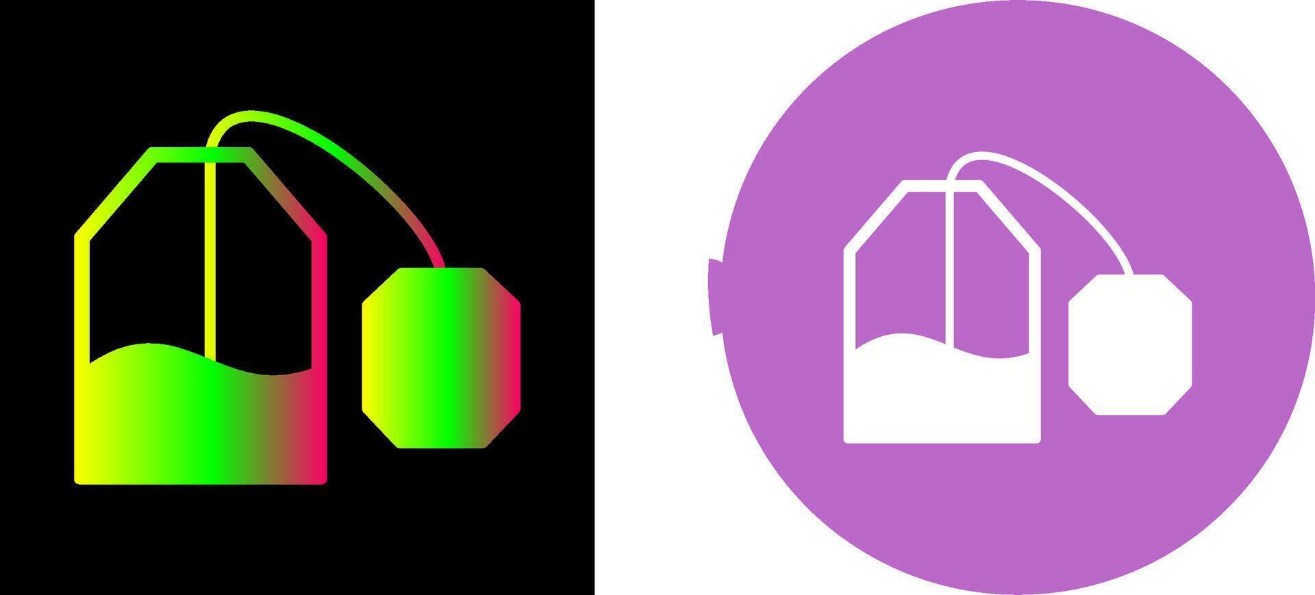 Tea Bag Icon Design vector