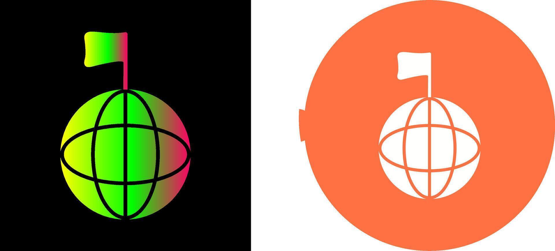 Unique Global Signals Icon Design vector