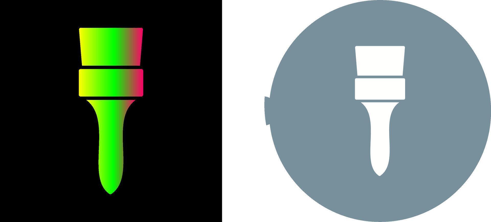 Unique Brush Icon Design vector