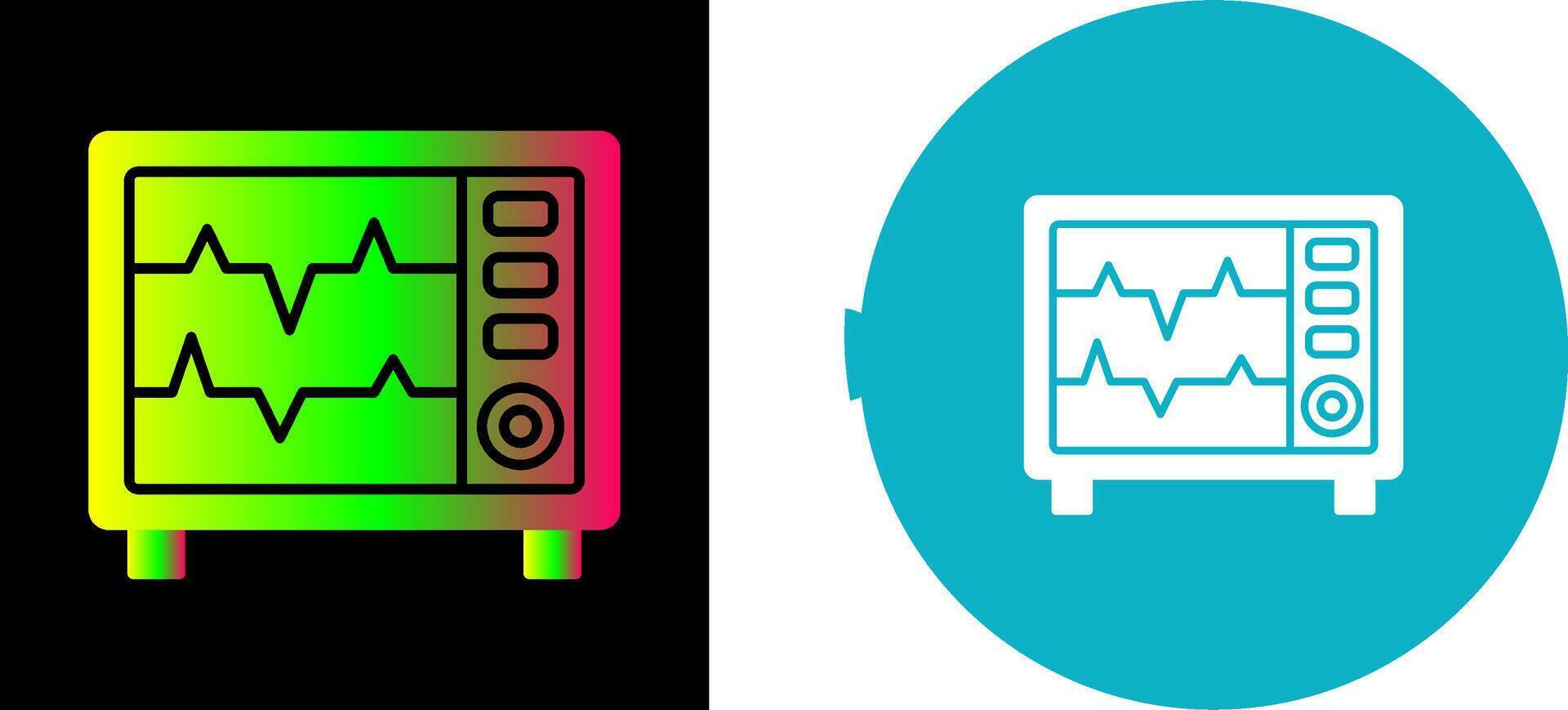 Heart Rate Monitor Icon Design vector