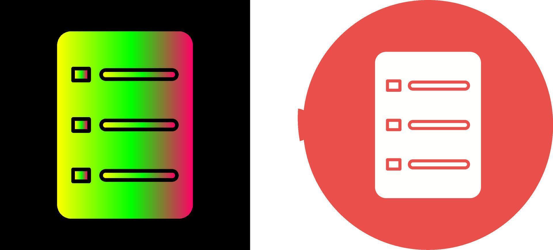 Unique Menu Icon Design vector