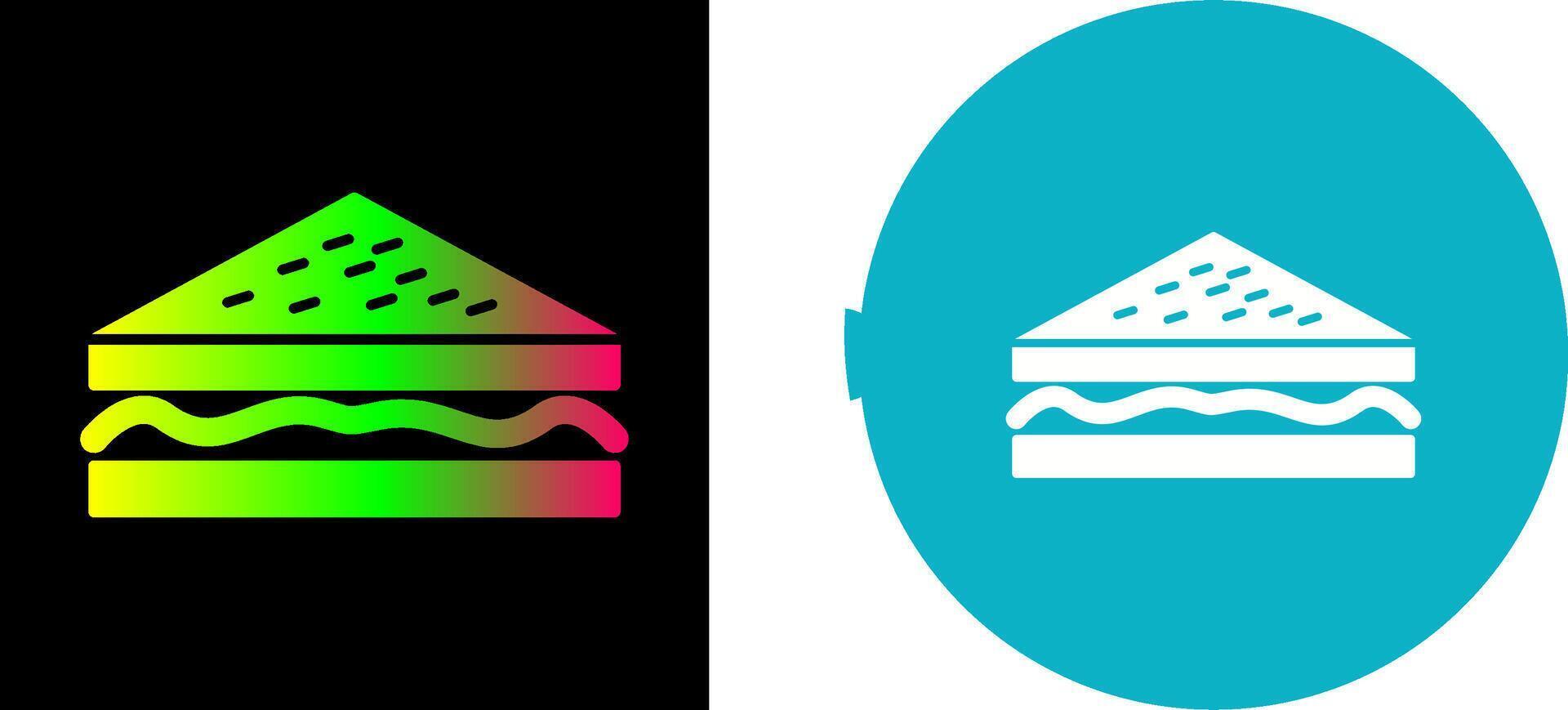 Unique Sandwich Icon Design vector