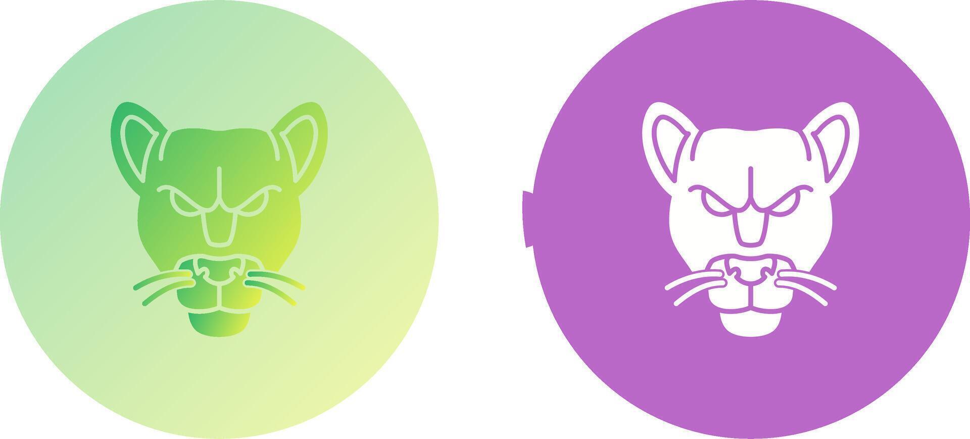 Black Panther Icon Design vector
