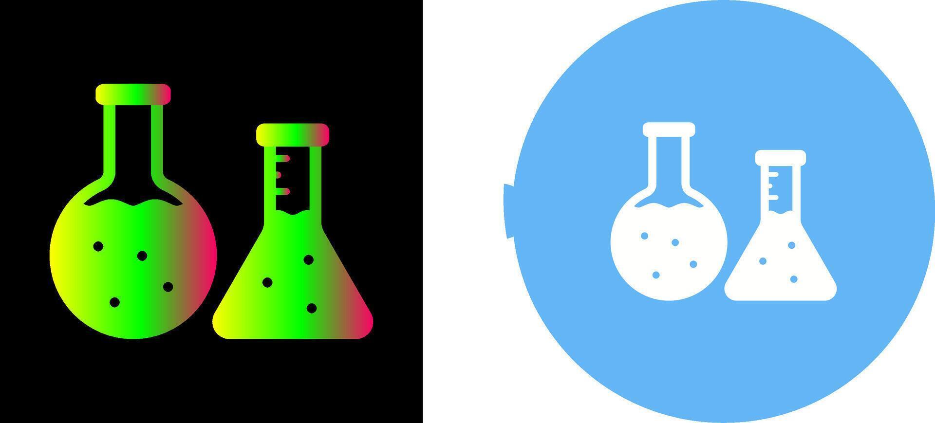 Flask Icon Design vector
