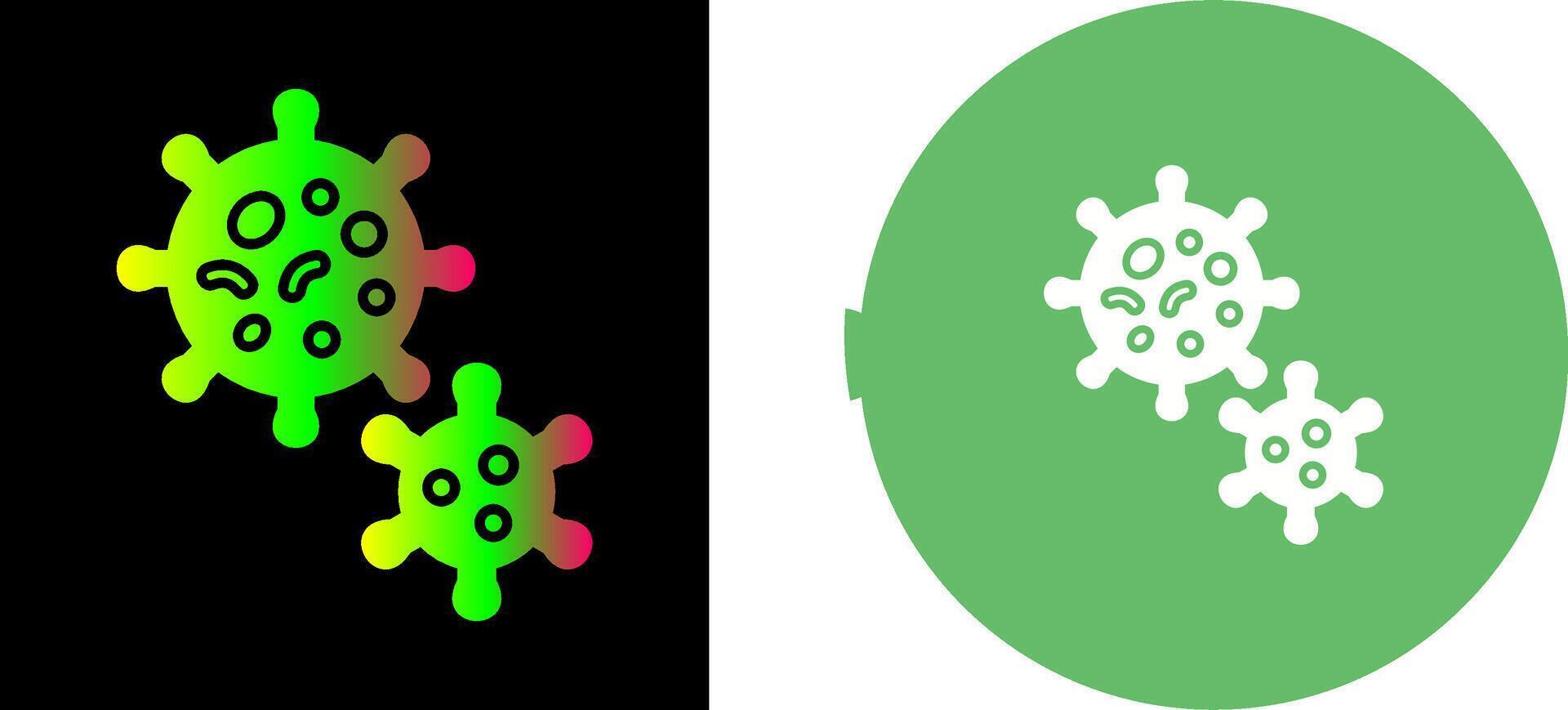Virus Icon Design vector