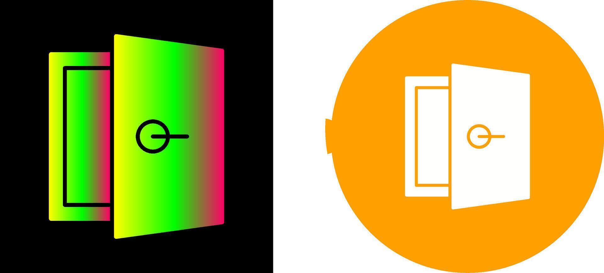 Door Icon Design vector