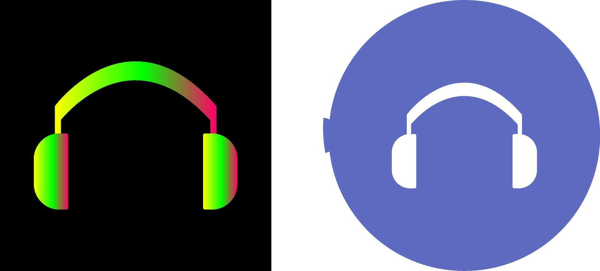 Headphones Icon Design vector