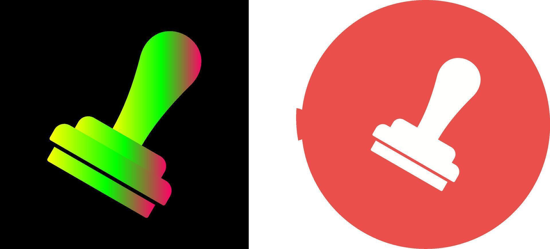 Stamp Icon Design vector