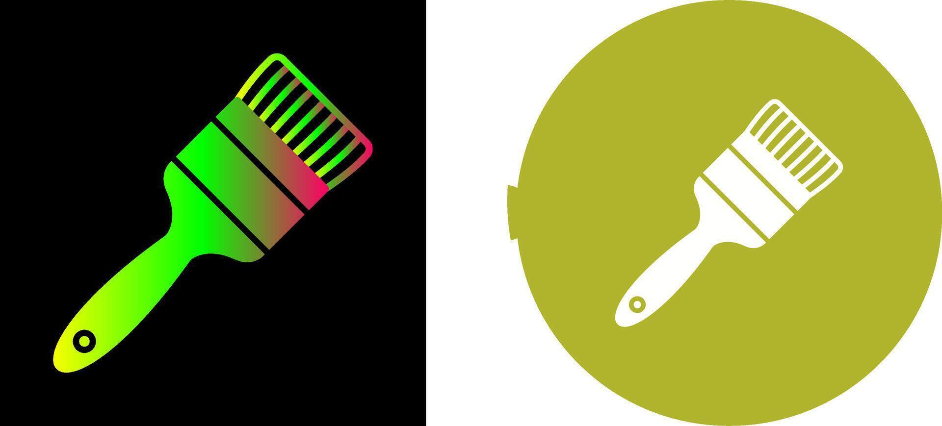 Paint Brush Icon Design vector