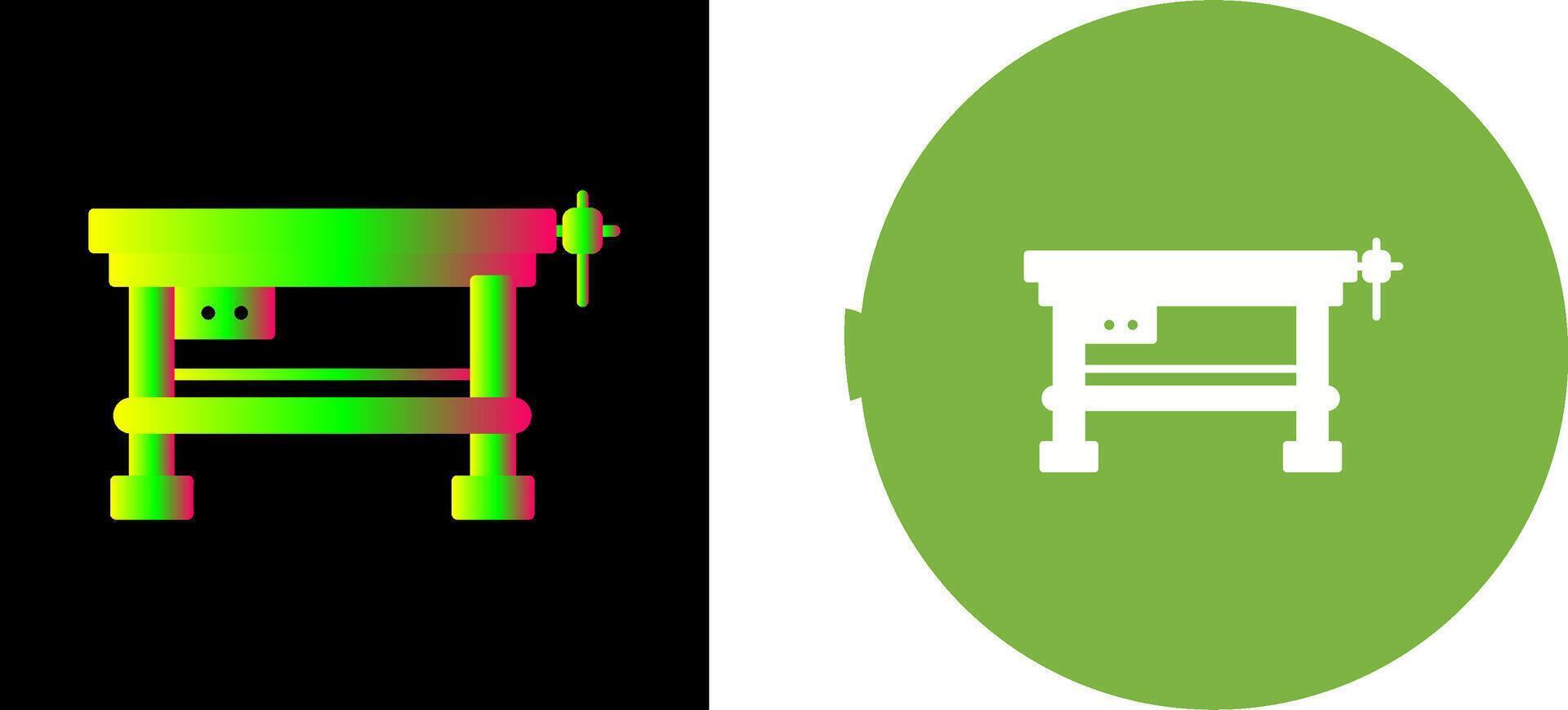 Work Bench Icon Design vector