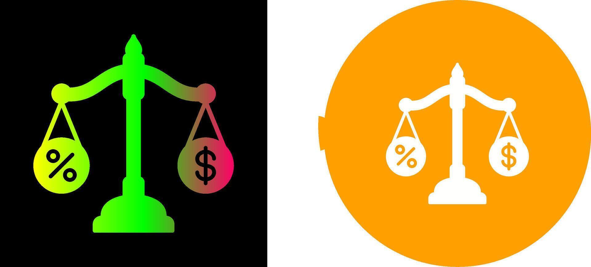 Scale Icon Design vector