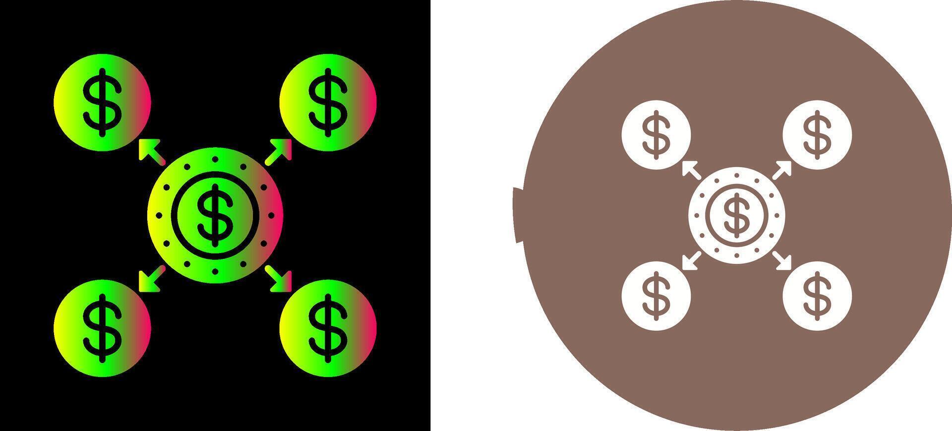 Distribution Icon Design vector