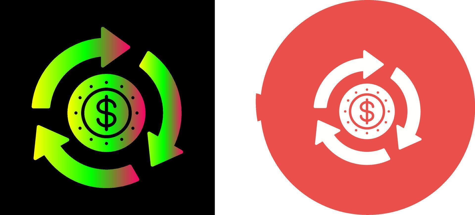 Turnover Icon Design vector