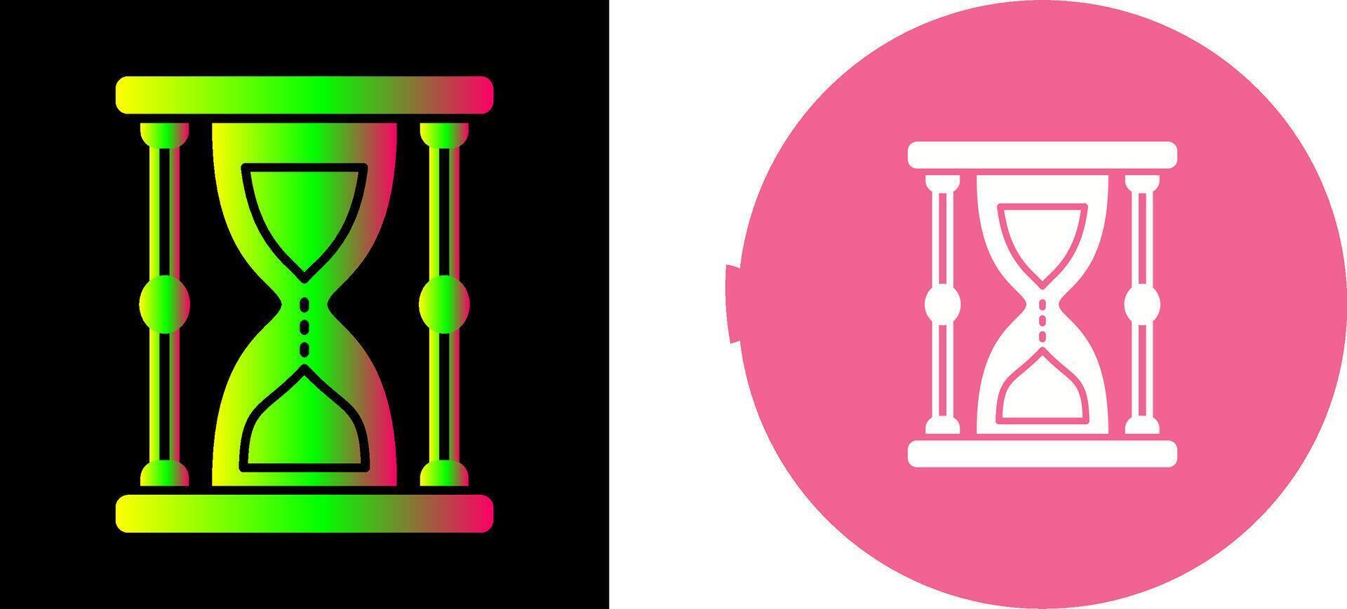 Hourglass Icon Design vector