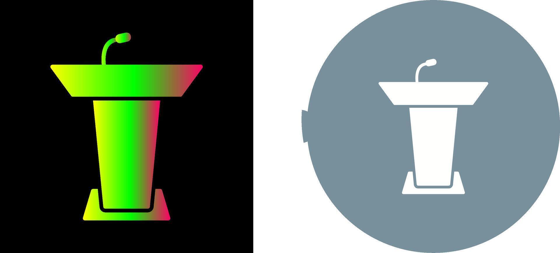Podium Icon Design vector