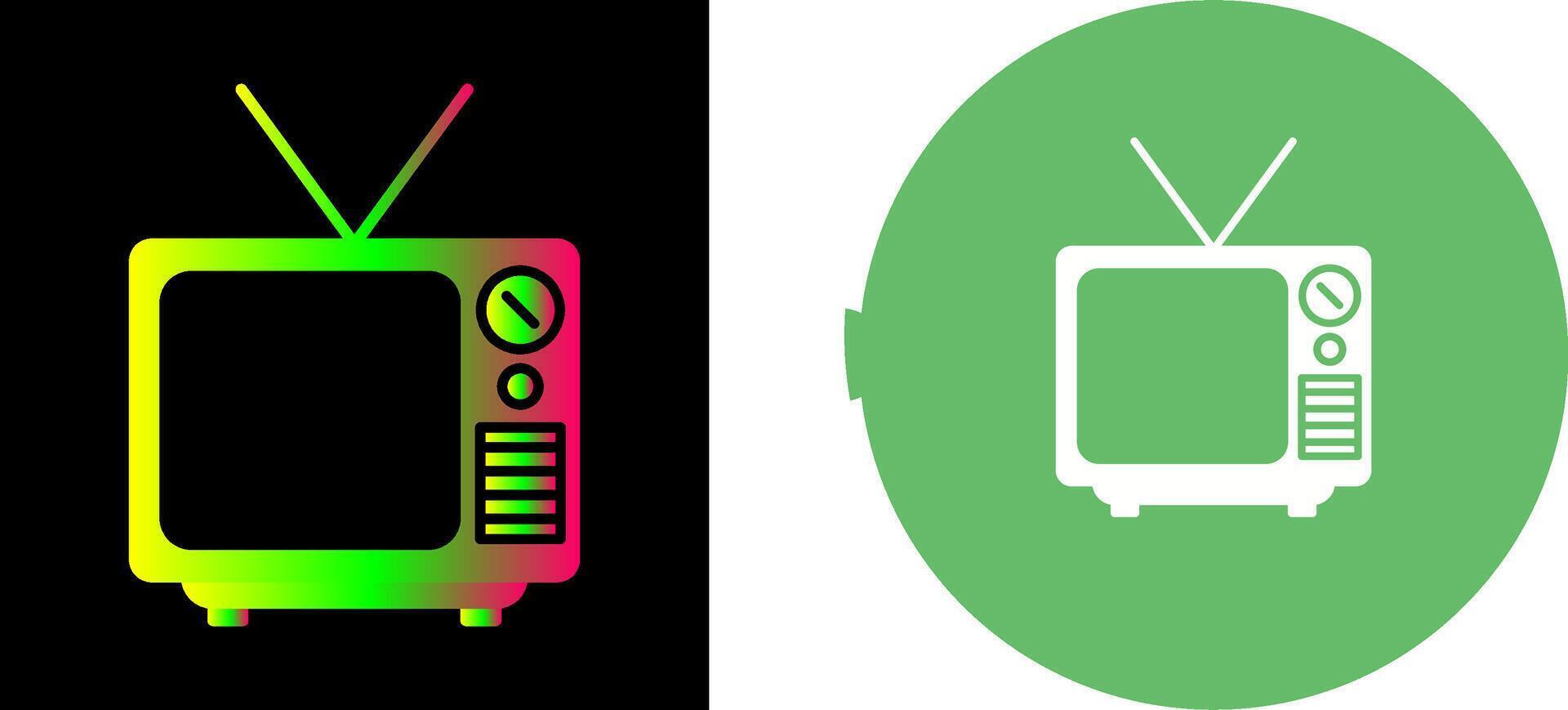 Television Broadcast Icon Design vector