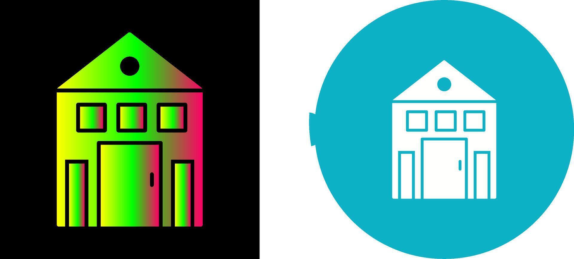 Building Icon Design vector