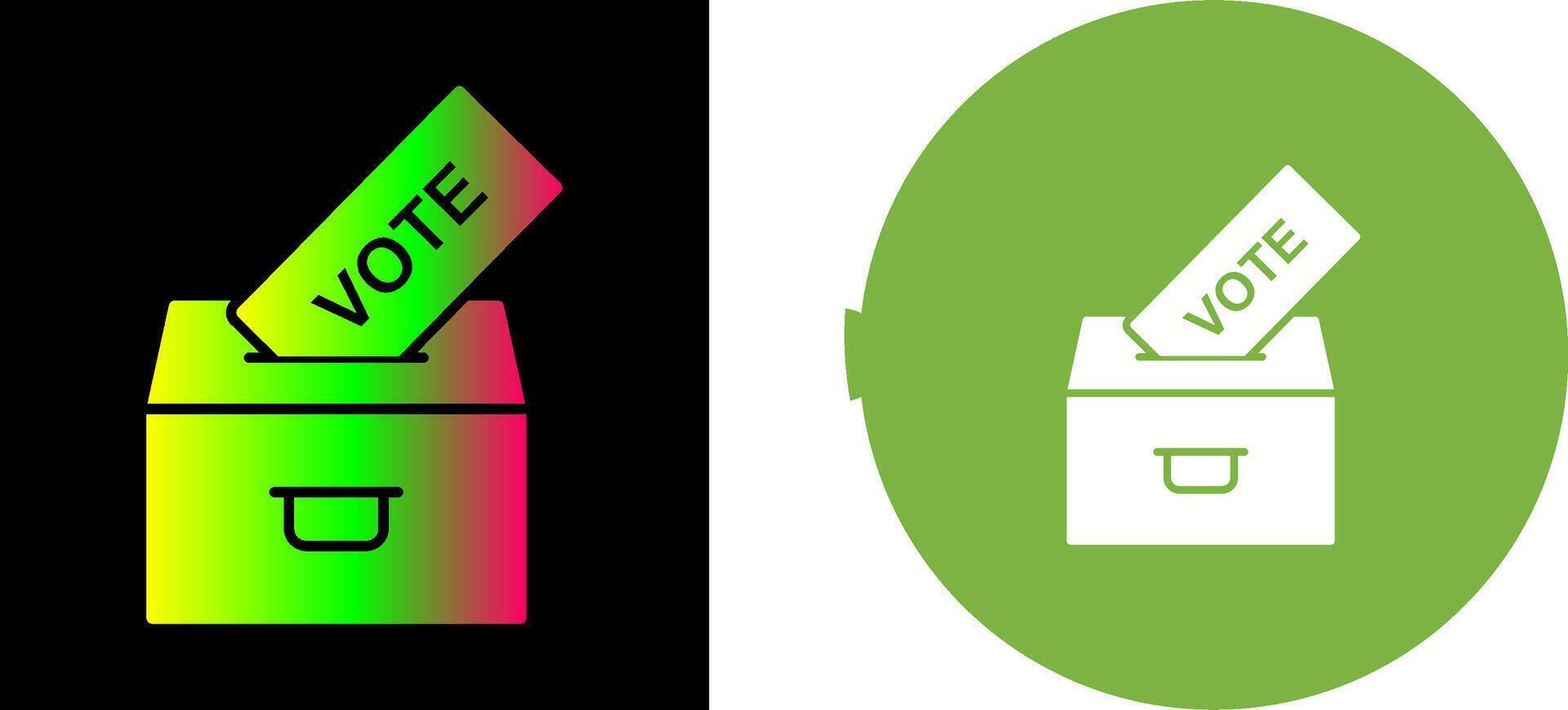 Casting Vote Icon Design vector