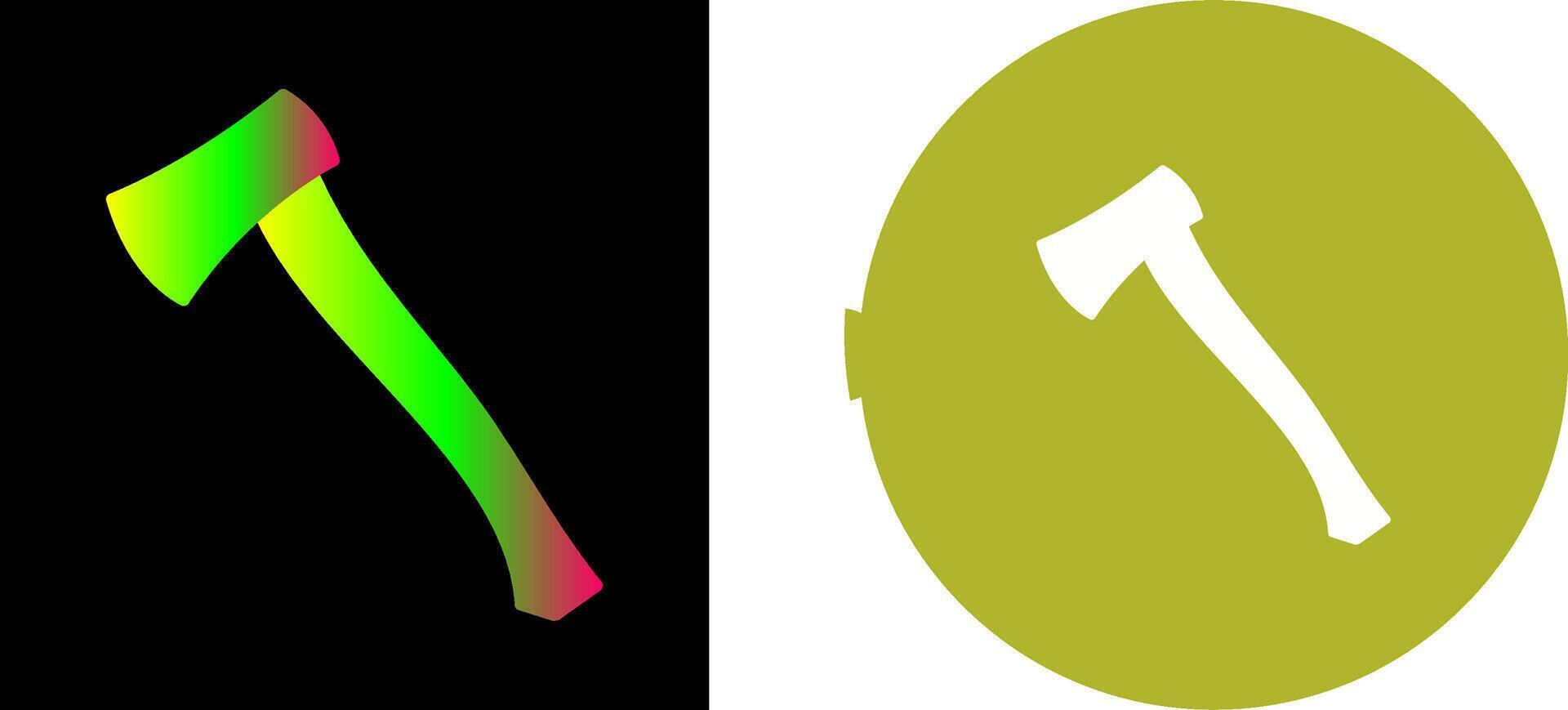 Wood Cutter Icon Design vector