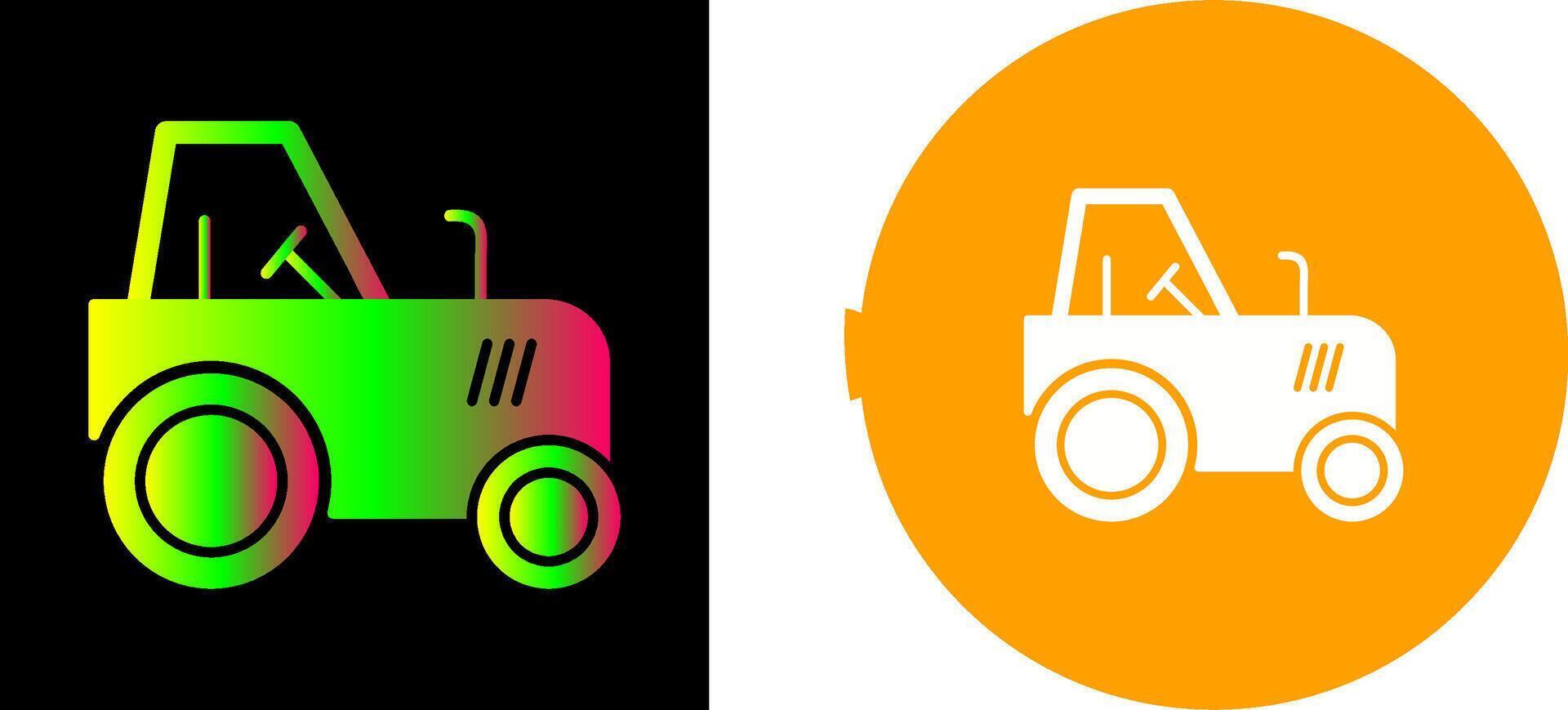 Tractor Icon Design vector