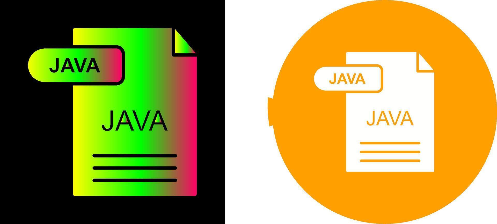 Java Icon Design 44479213 Vector Art at Vecteezy
