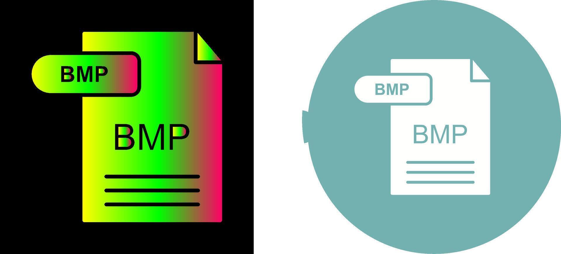 BMP Icon Design vector