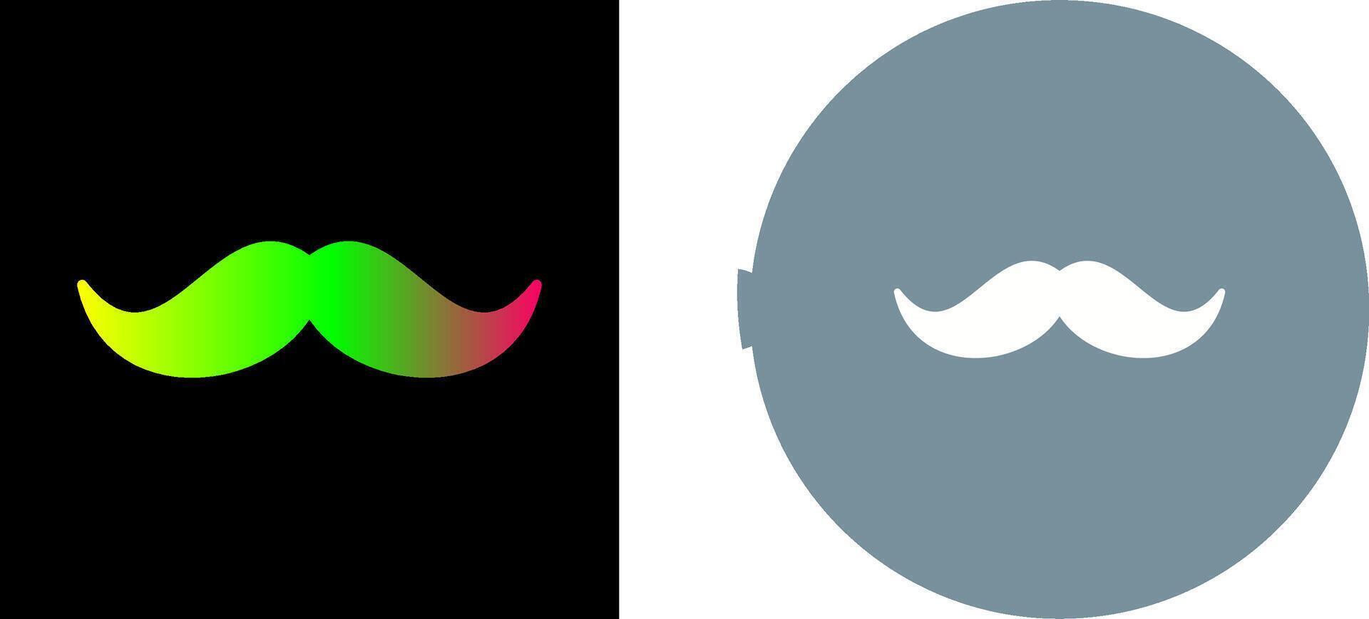 Moustache Icon Design vector