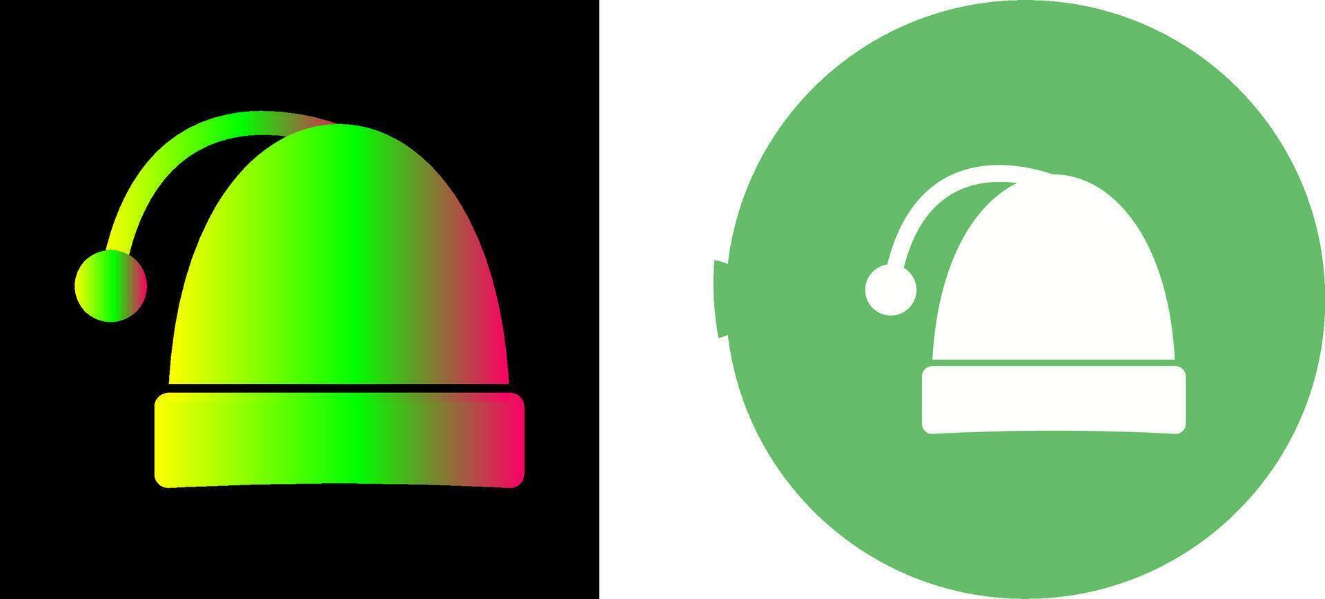 Christmas Cap Icon Design vector