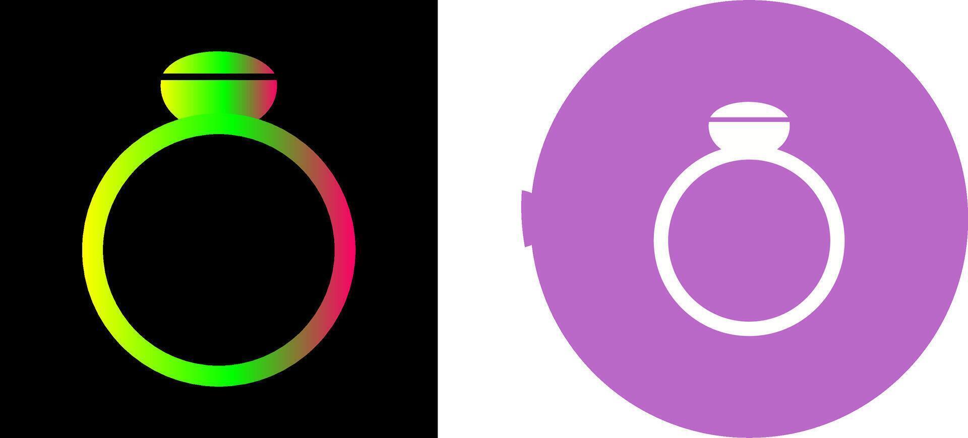 Ring Icon Design vector