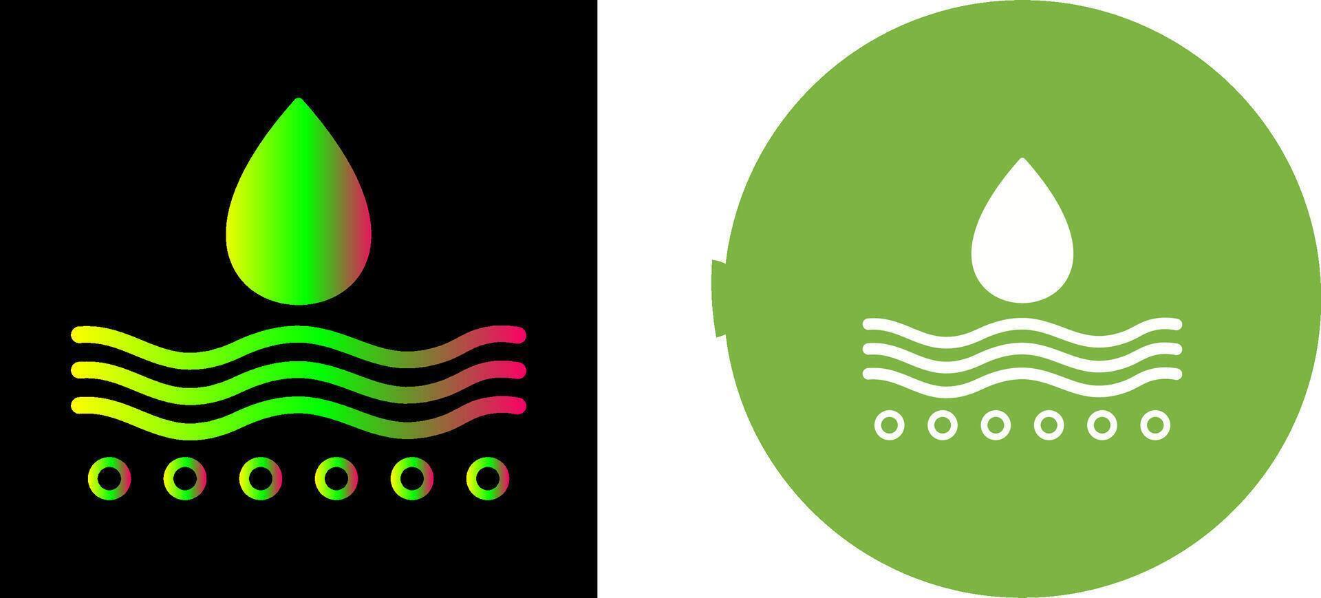 Moisture Icon Design vector