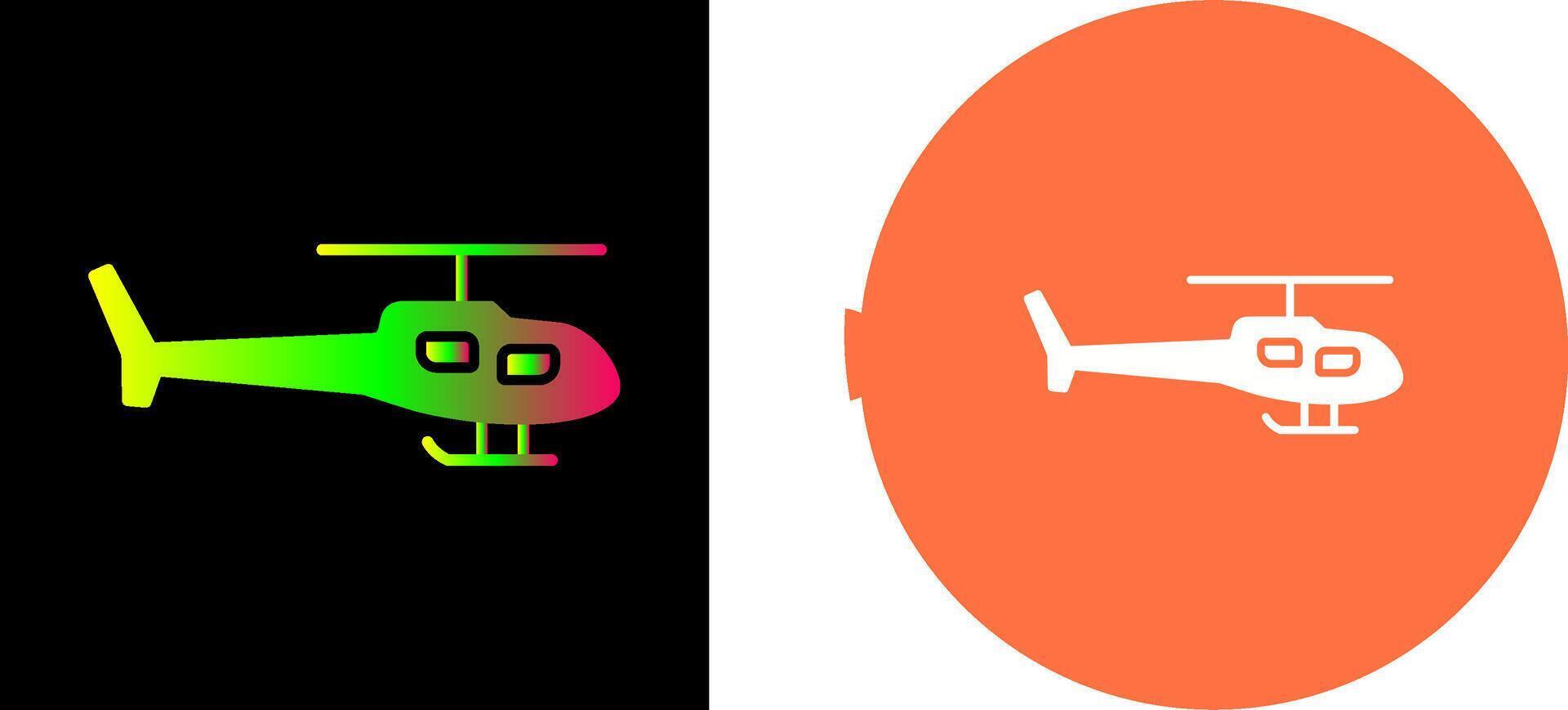 Helicopter Icon Design vector