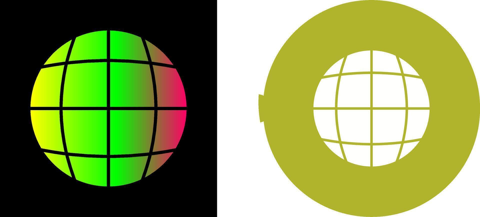 Globe Icon Design vector