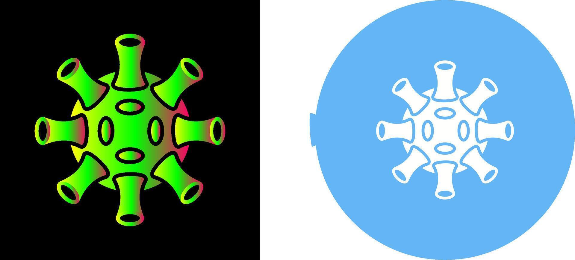 Virus Icon Design vector