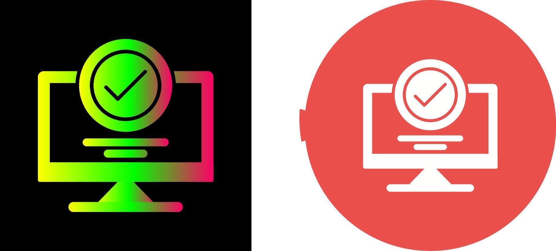 Confirmation Icon Design vector