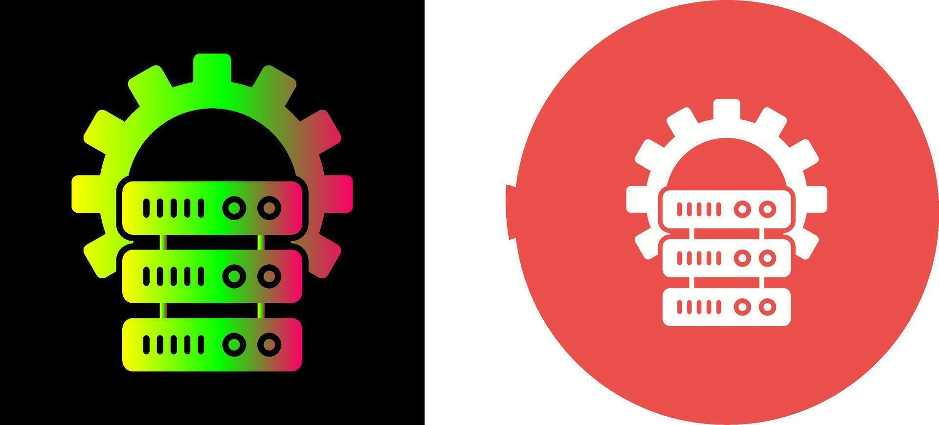 Server Icon Design vector