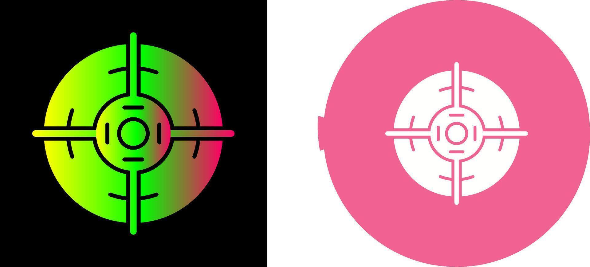 Target Icon Design vector