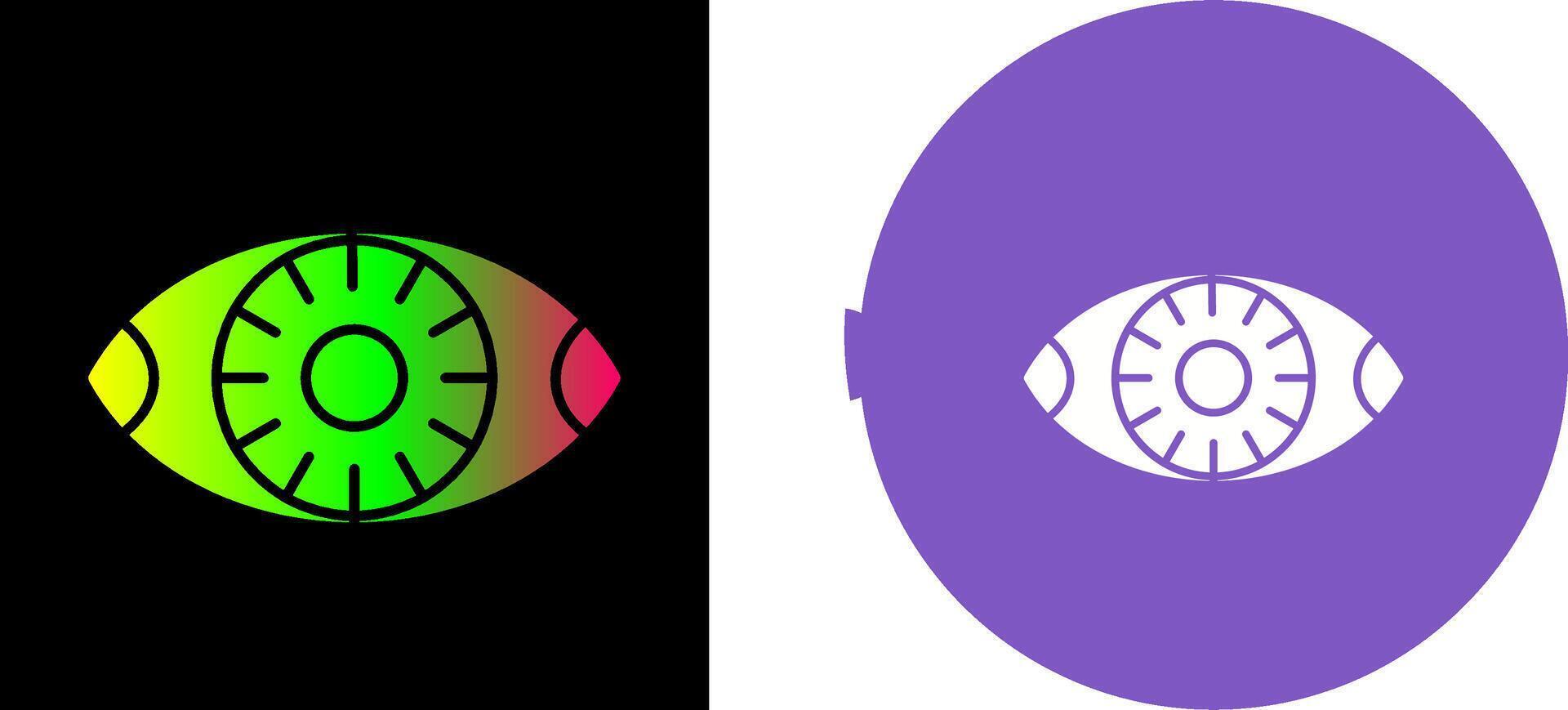 Vision Icon Design vector