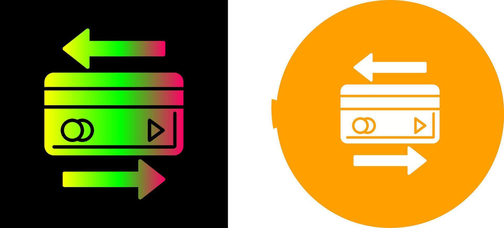 Transaction Icon Design vector