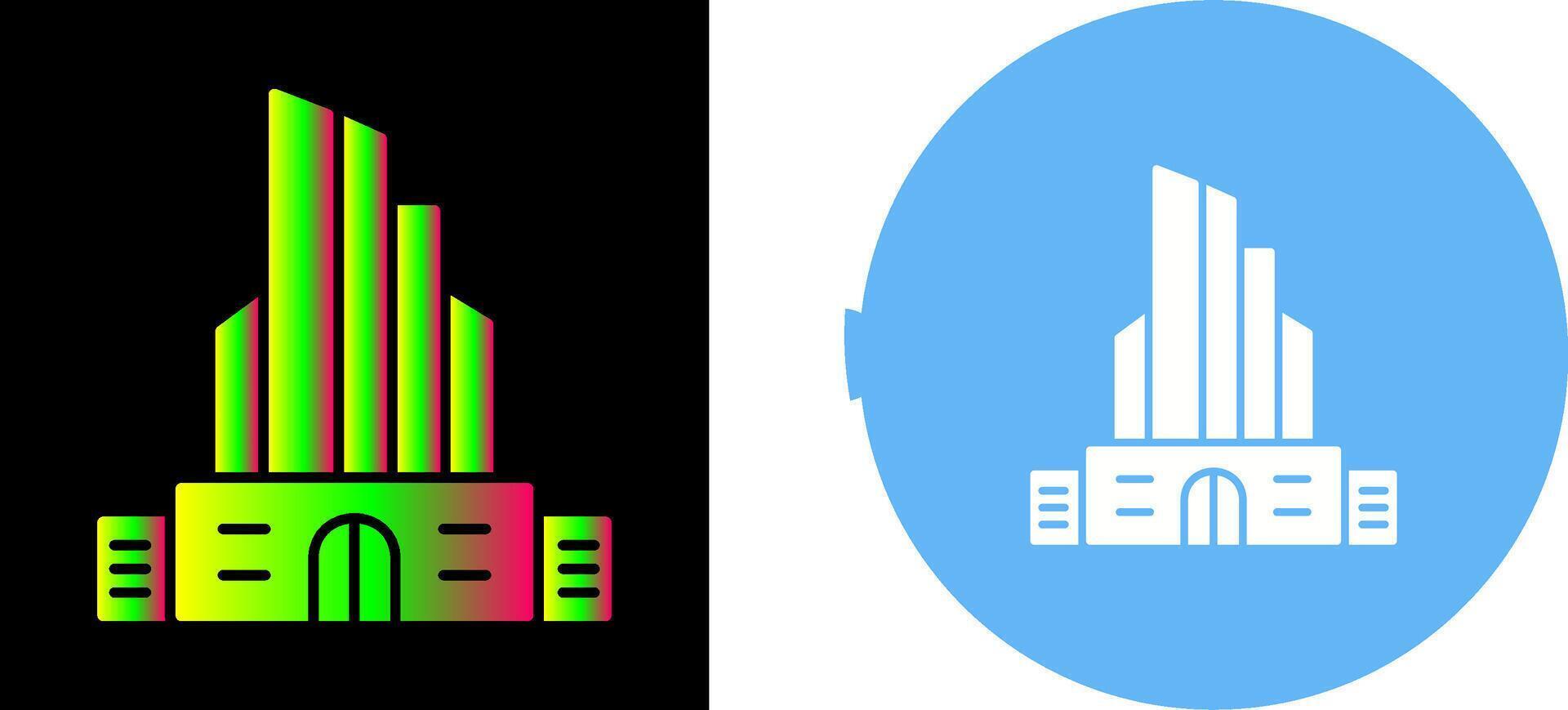 Office Building Icon Design vector
