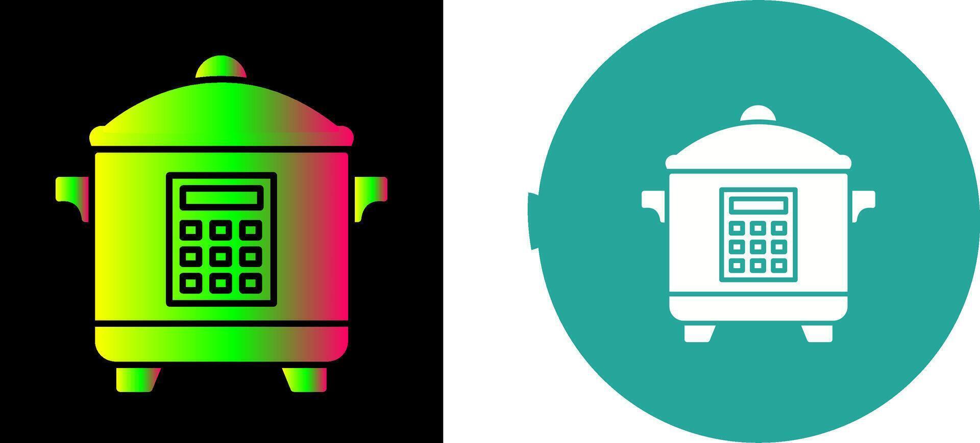 Cooker Icon Design vector