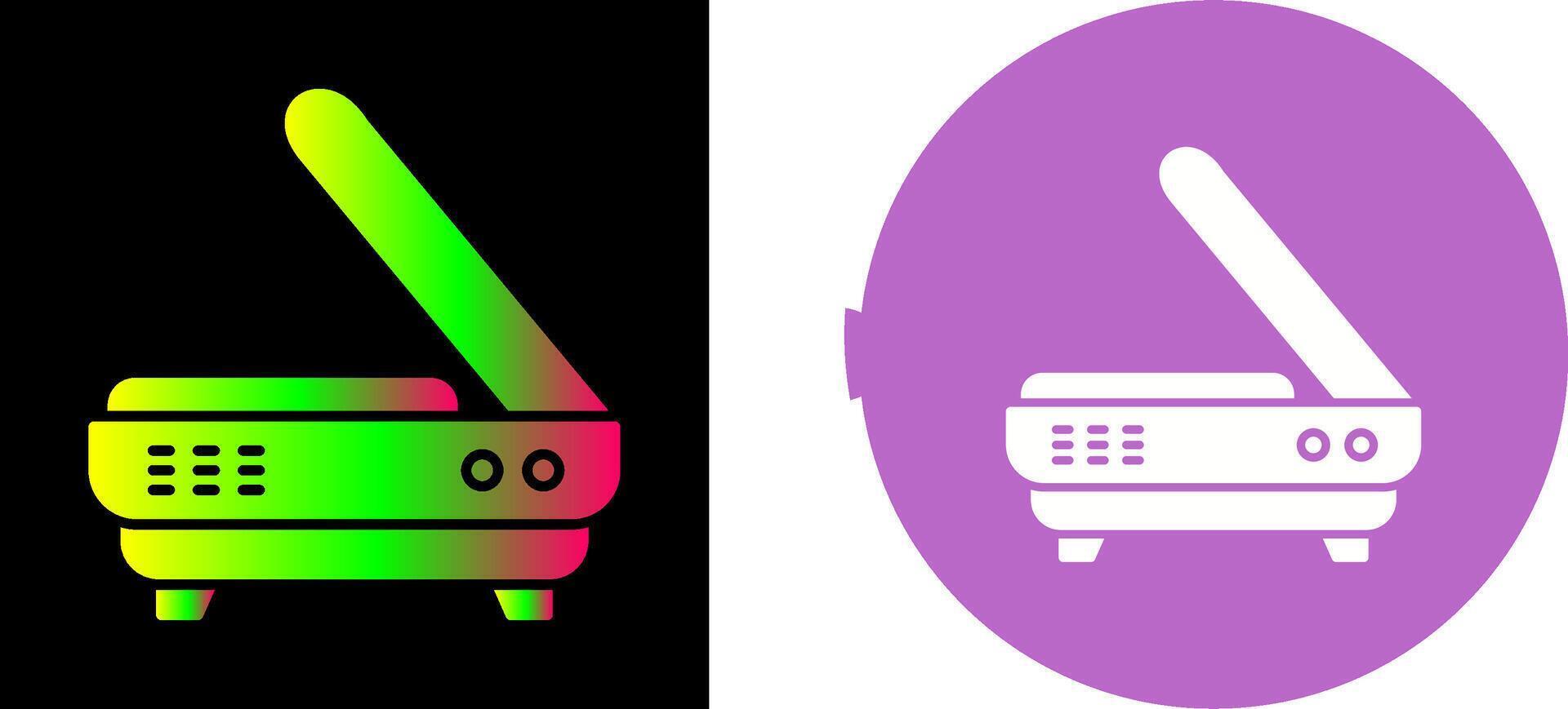 Scanner Icon Design vector