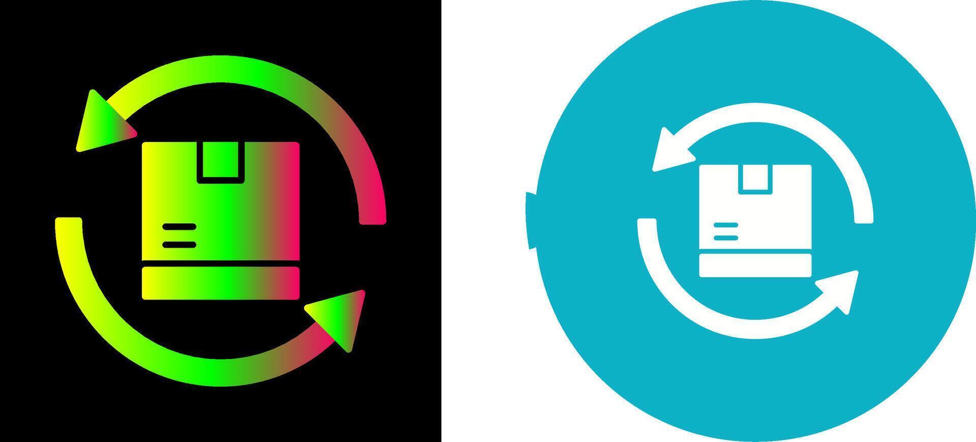 Product Return Icon Design vector