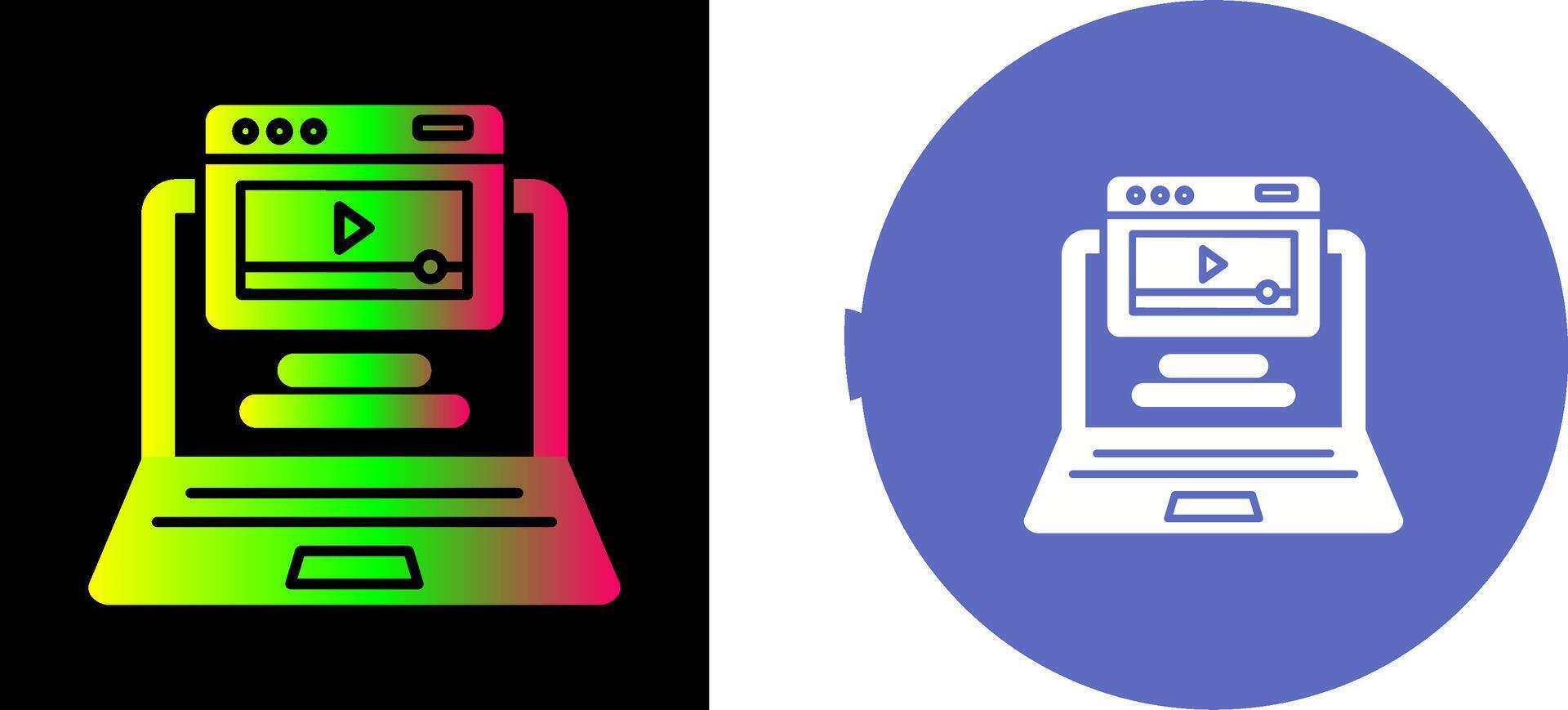 Webinar Icon Design vector