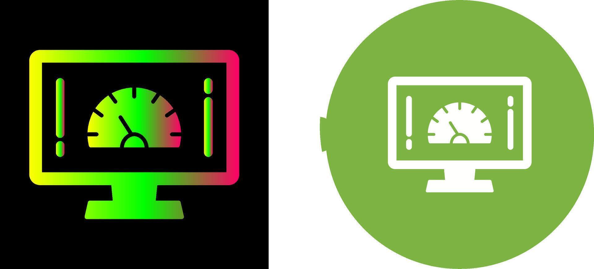 Speed Test Icon Design vector