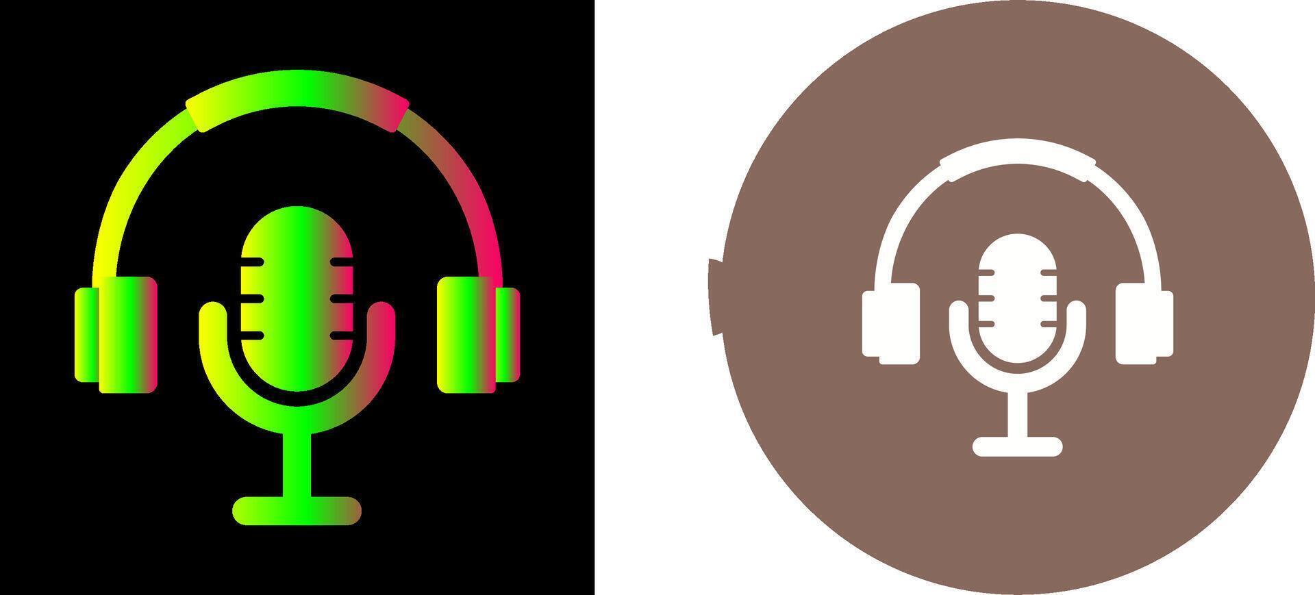 Podcast Icon Design vector