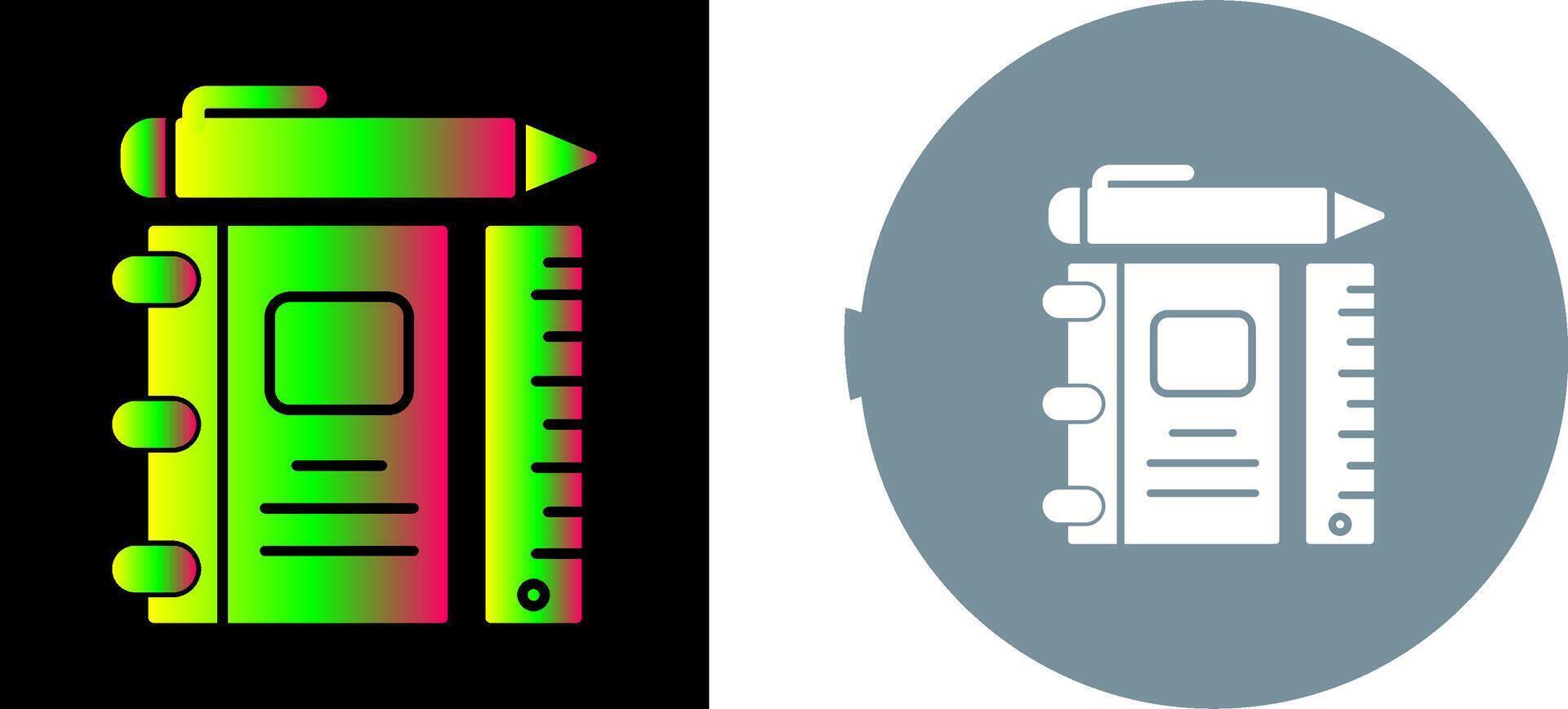 Learning Tools Icon Design vector
