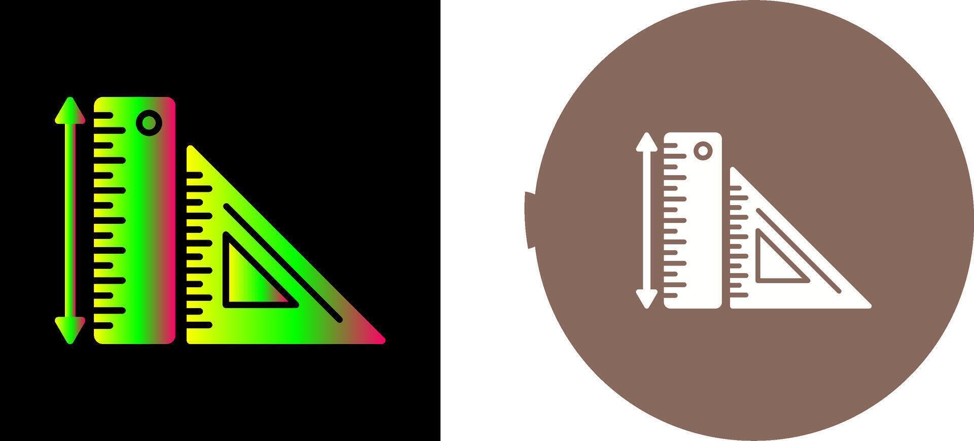 Rulers Icon Design vector
