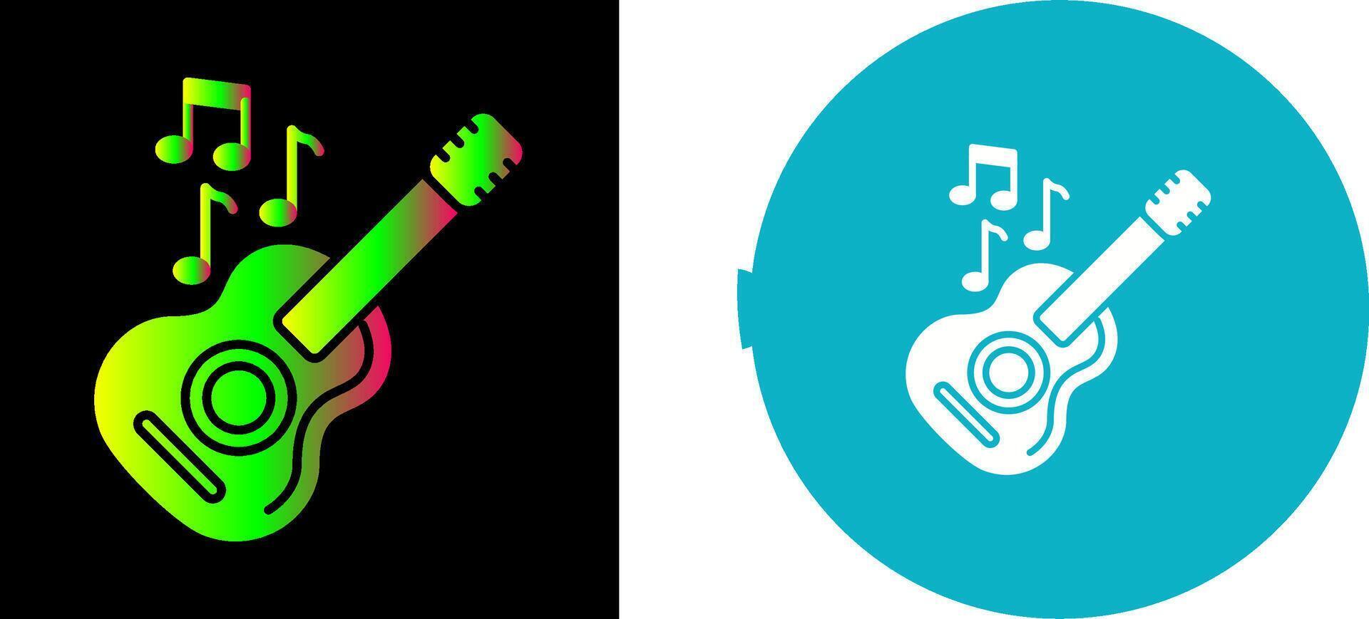 Guitar Icon Design vector