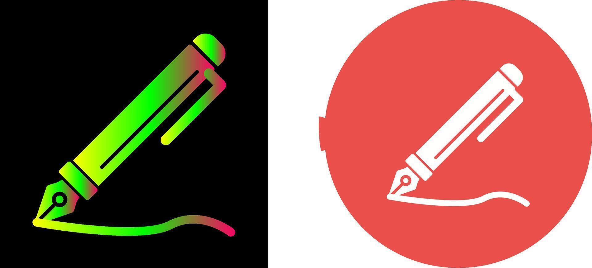 Pen Icon Design vector